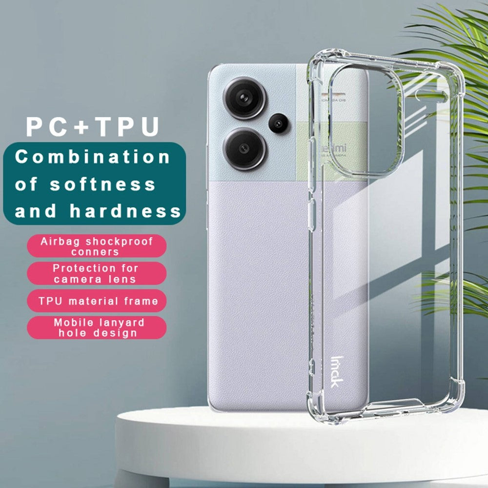 PC+TPU Shockproof Clear Case IMAK For Xiaomi Redmi Note 13 Pro+ 5G
