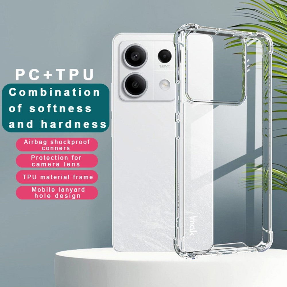 PC+TPU Shockproof Clear Case IMAK For Xiaomi Redmi Note 13 Pro 5G / Poco X6 5G