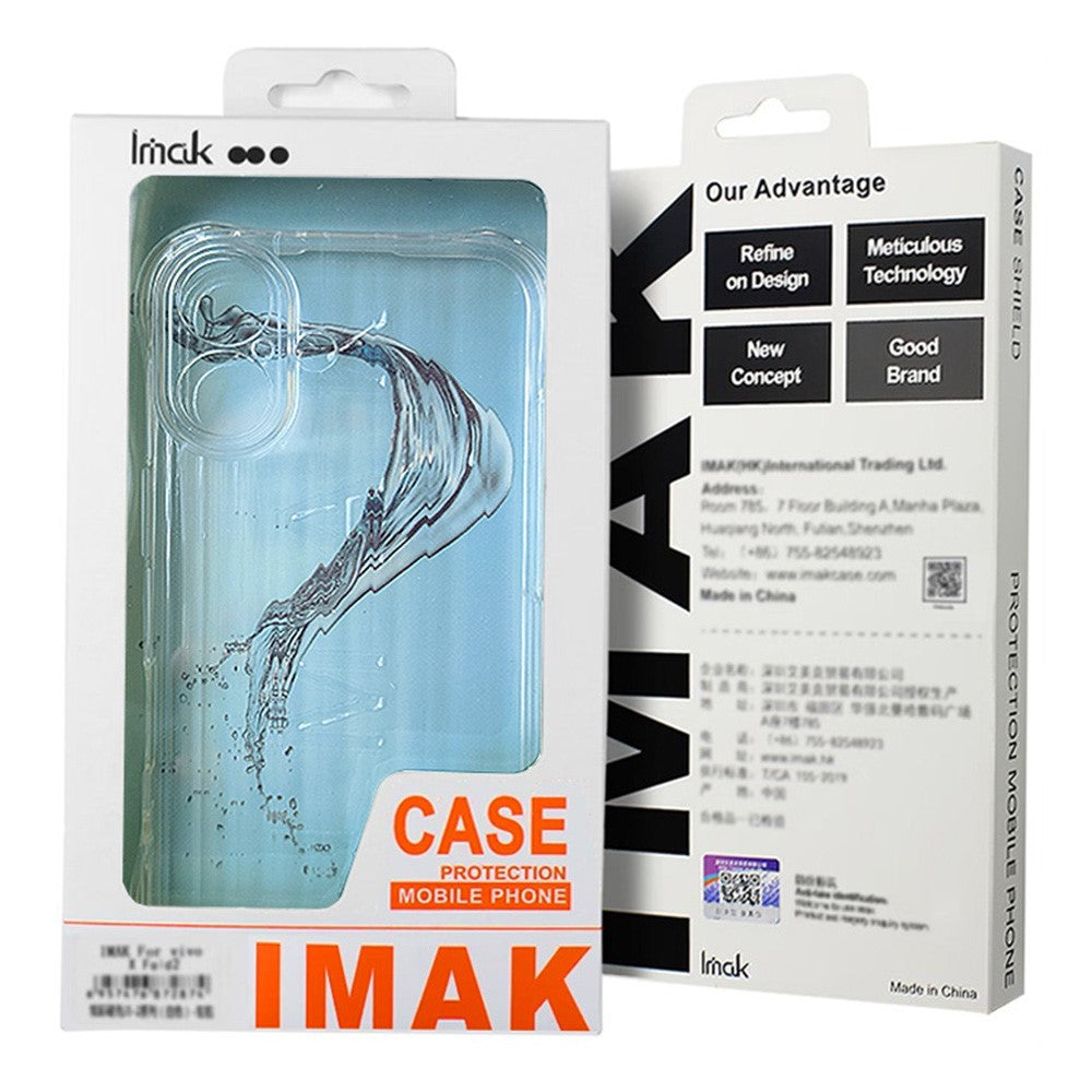 PC+TPU Shockproof Clear Case IMAK For Xiaomi Redmi Note 13 Pro 5G / Poco X6 5G