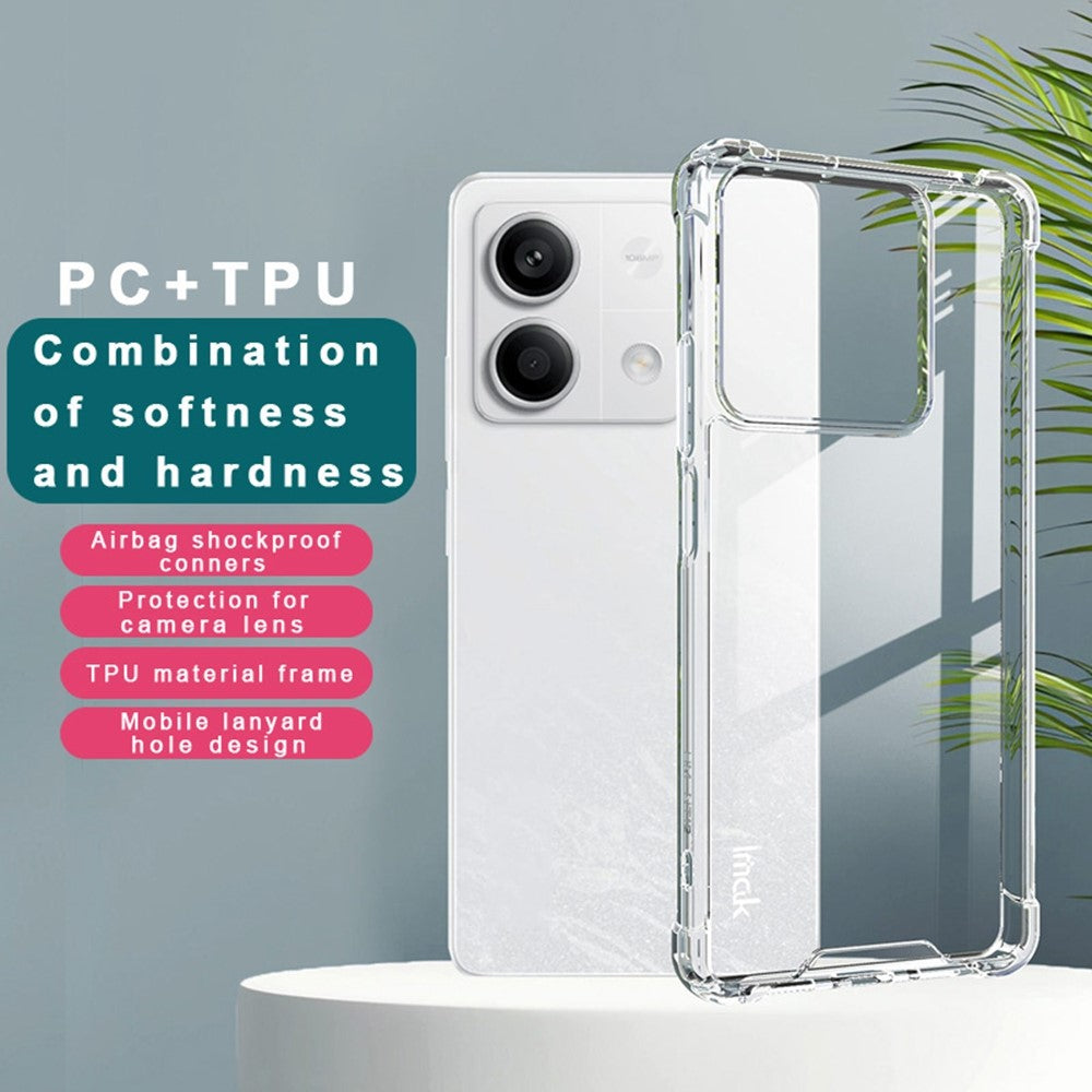 PC+TPU Shockproof Clear Case IMAK For Xiaomi Redmi Note 13 5G