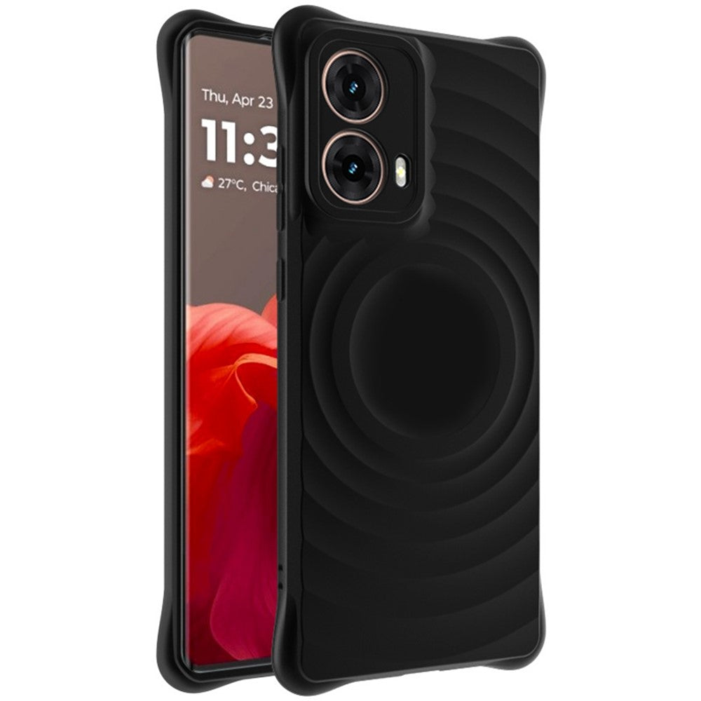 Water Drop Designed TPU Case IMAK UC-6 Series for Motorola Moto G85 5G / S50 Neo 5G