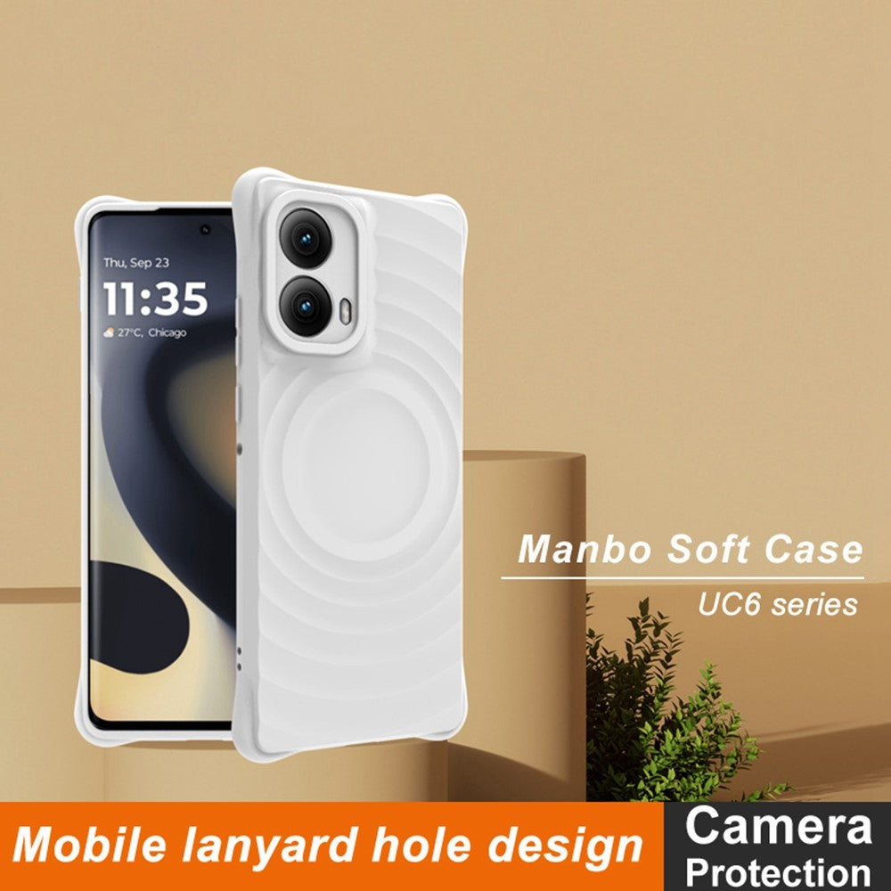 Drop Textured Anti-Skid TPU Case IMAK UC-6 Series for Motorola Edge (2024) 5G