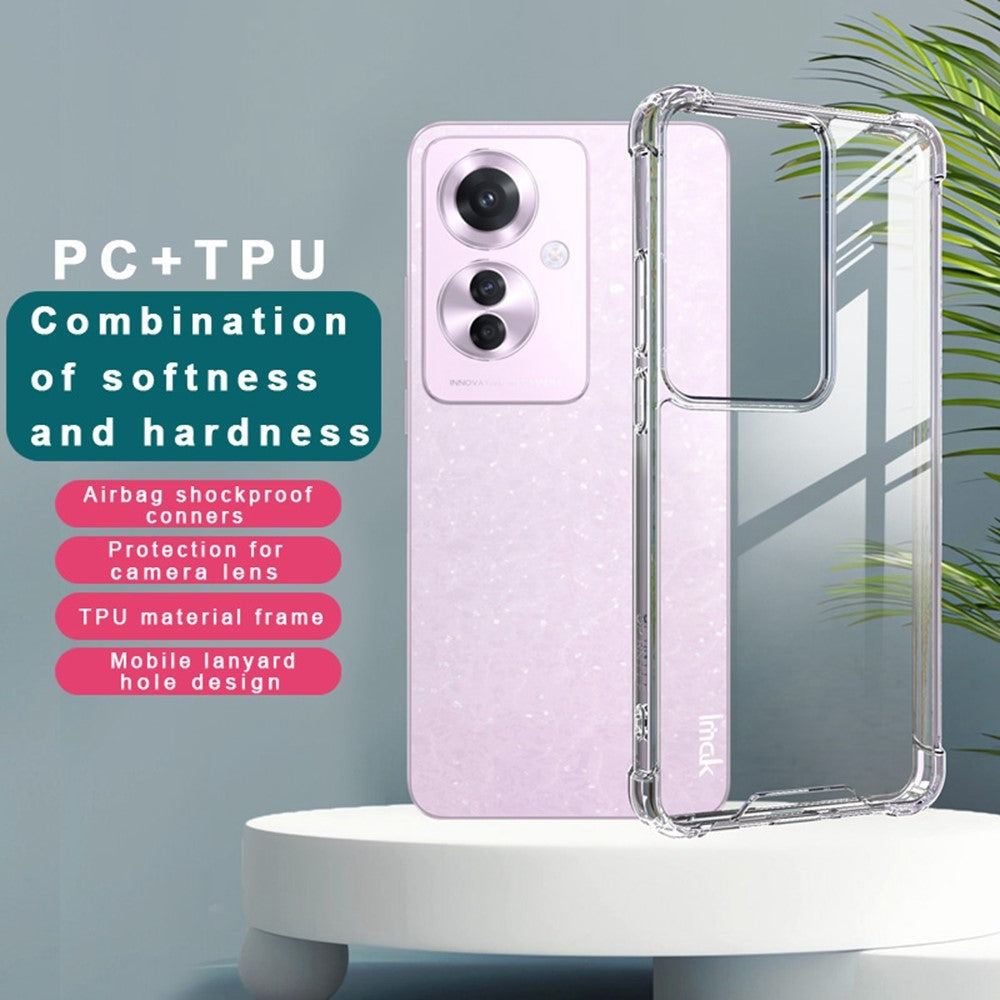 TPU+PC Shockproof Phone Case IMAK For Oppo F25 Pro 5G / Reno11 F 5G / Reno11 A 5G