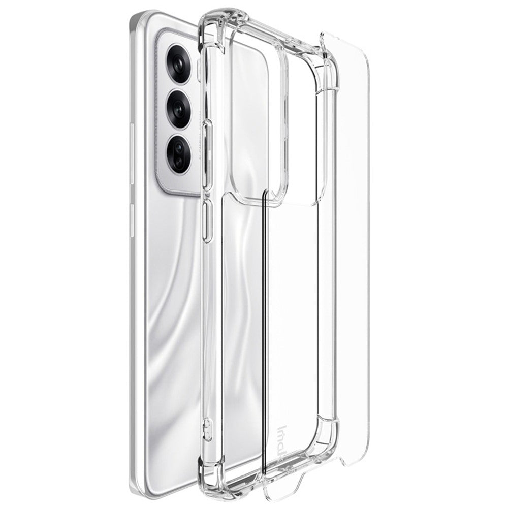 PC+TPU Shockproof Clear Case IMAK For Oppo Reno 12 5G (Global)