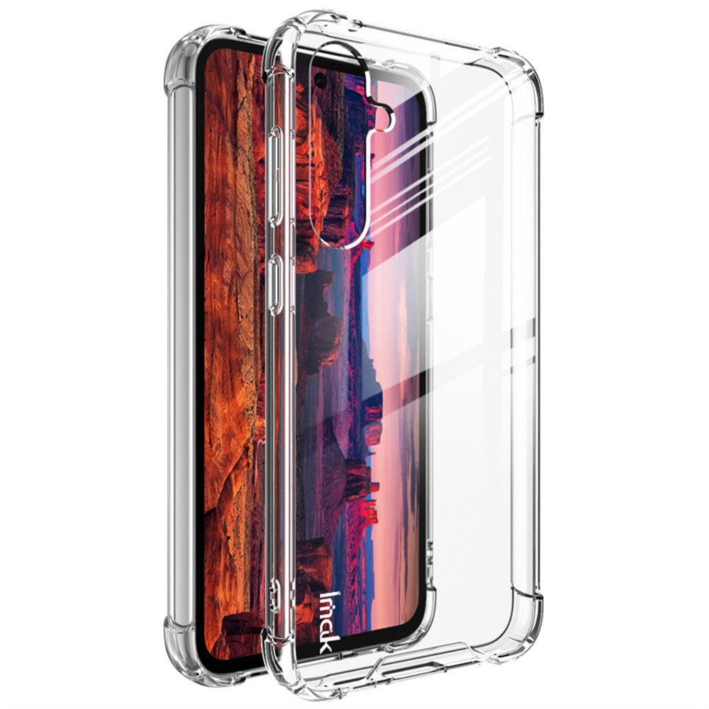 TPU+PC Shockproof Phone Case IMAK For Samsung Galaxy S23 FE with Airbag Corners