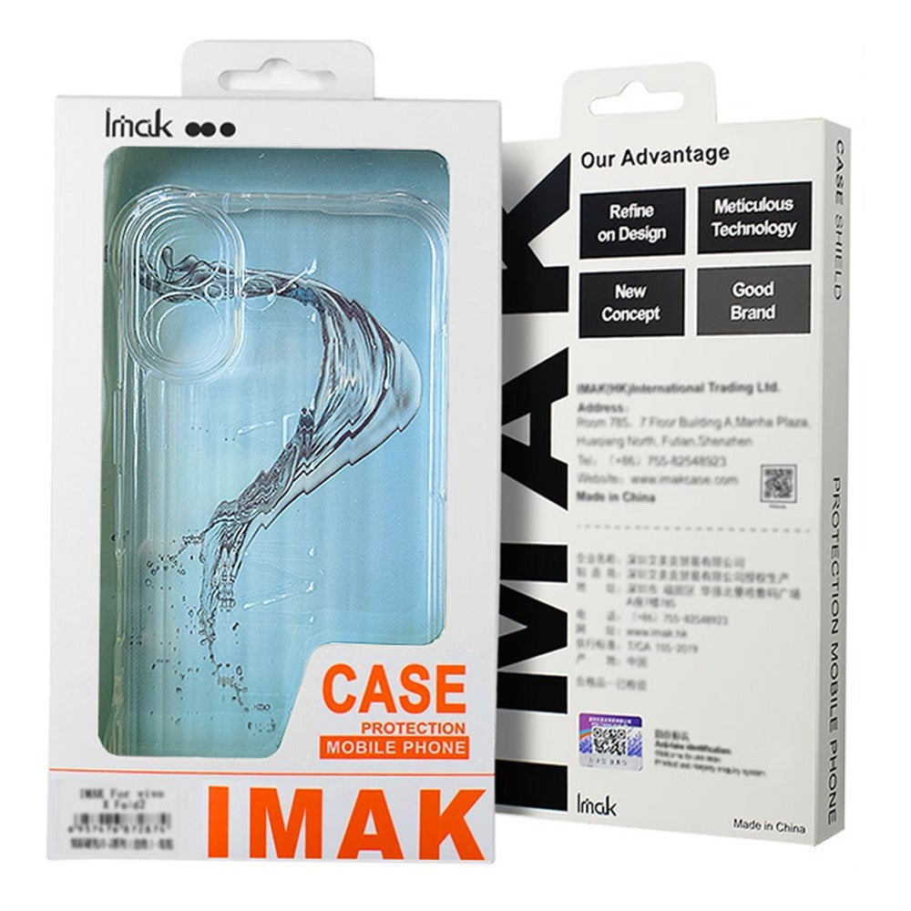 TPU+PC Shockproof Phone Case IMAK For Samsung Galaxy S23 FE with Airbag Corners