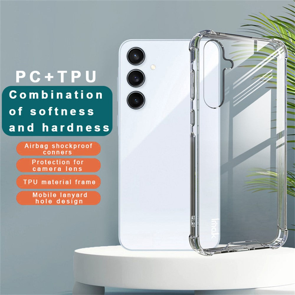 TPU+PC Shockproof Phone Case IMAK For Samsung Galaxy A35 5G with Airbag Corners