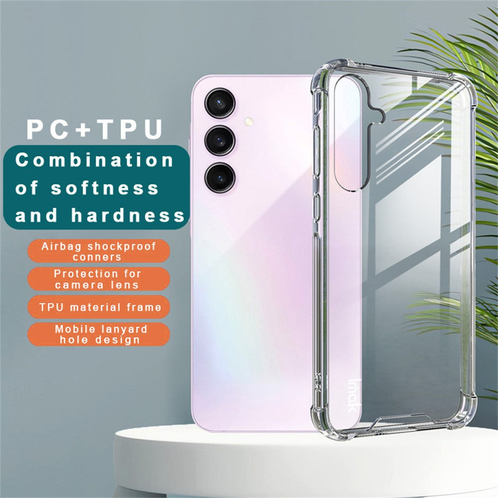 TPU+PC Shockproof Phone Case IMAK For Samsung Galaxy A55 5G with Airbag Corners