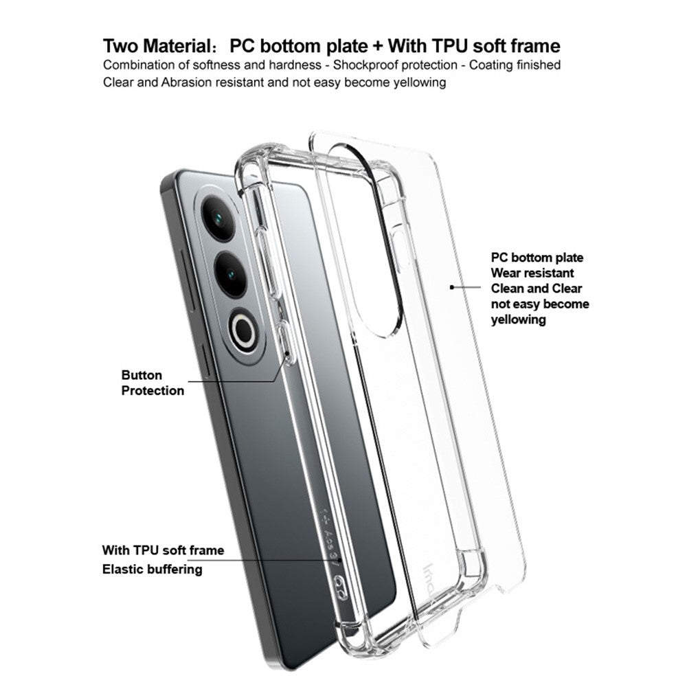 PC+TPU Shockproof Clear Case IMAK For OnePlus Ace 3V 5G