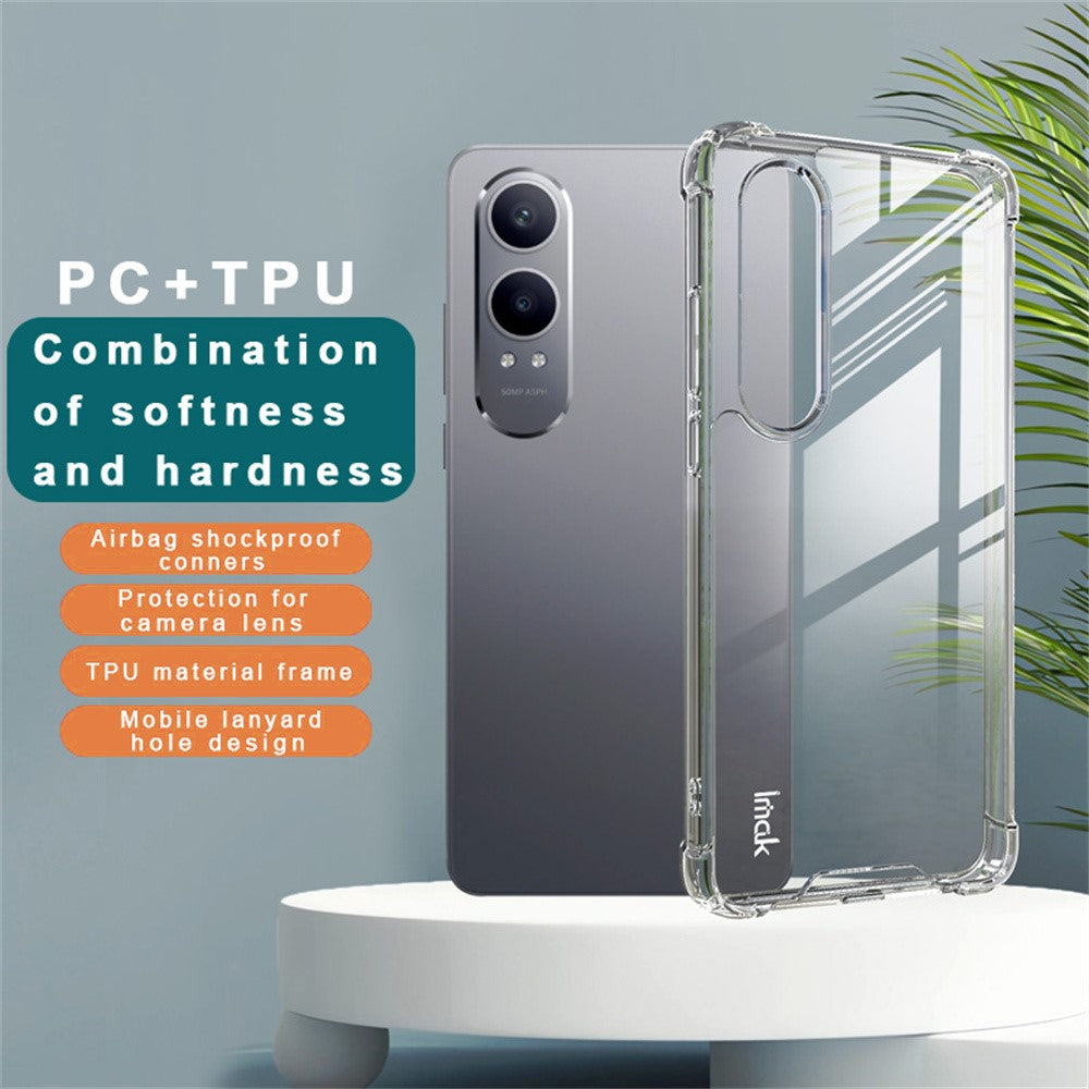 PC+TPU Shockproof Clear Case IMAK For OnePlus Nord CE4 Lite 5G