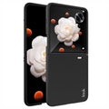 Carbon Fibre Textured PU Leather Case IMAK Ruiyi Series for Honor Magic V Flip 5G
