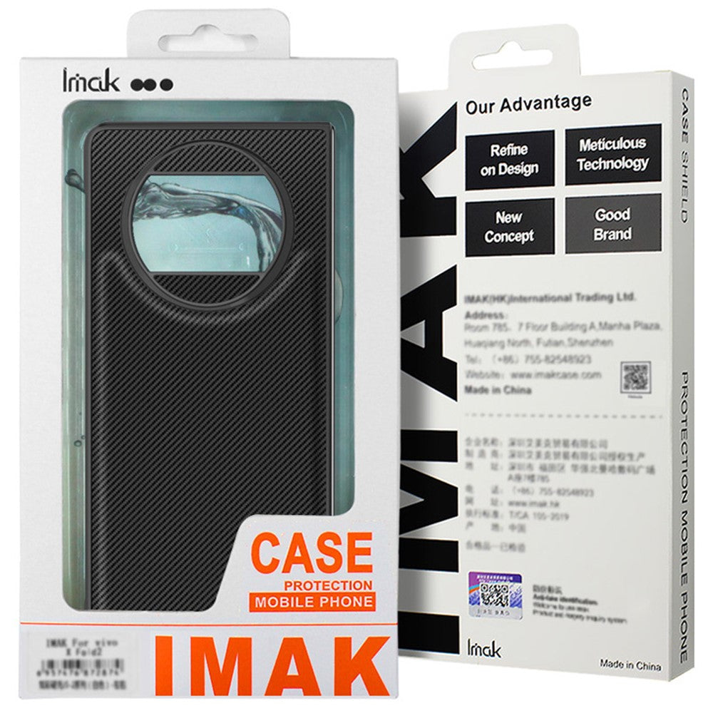 Carbon Fibre Textured Phone Case IMAK Ruiyi Series for Xiaomi Mix Fold 4 5G
