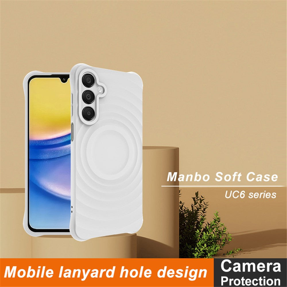 Water Drop Textured Anti-Skid TPU Case IMAK UC-6 Series for Samsung Galaxy A16
