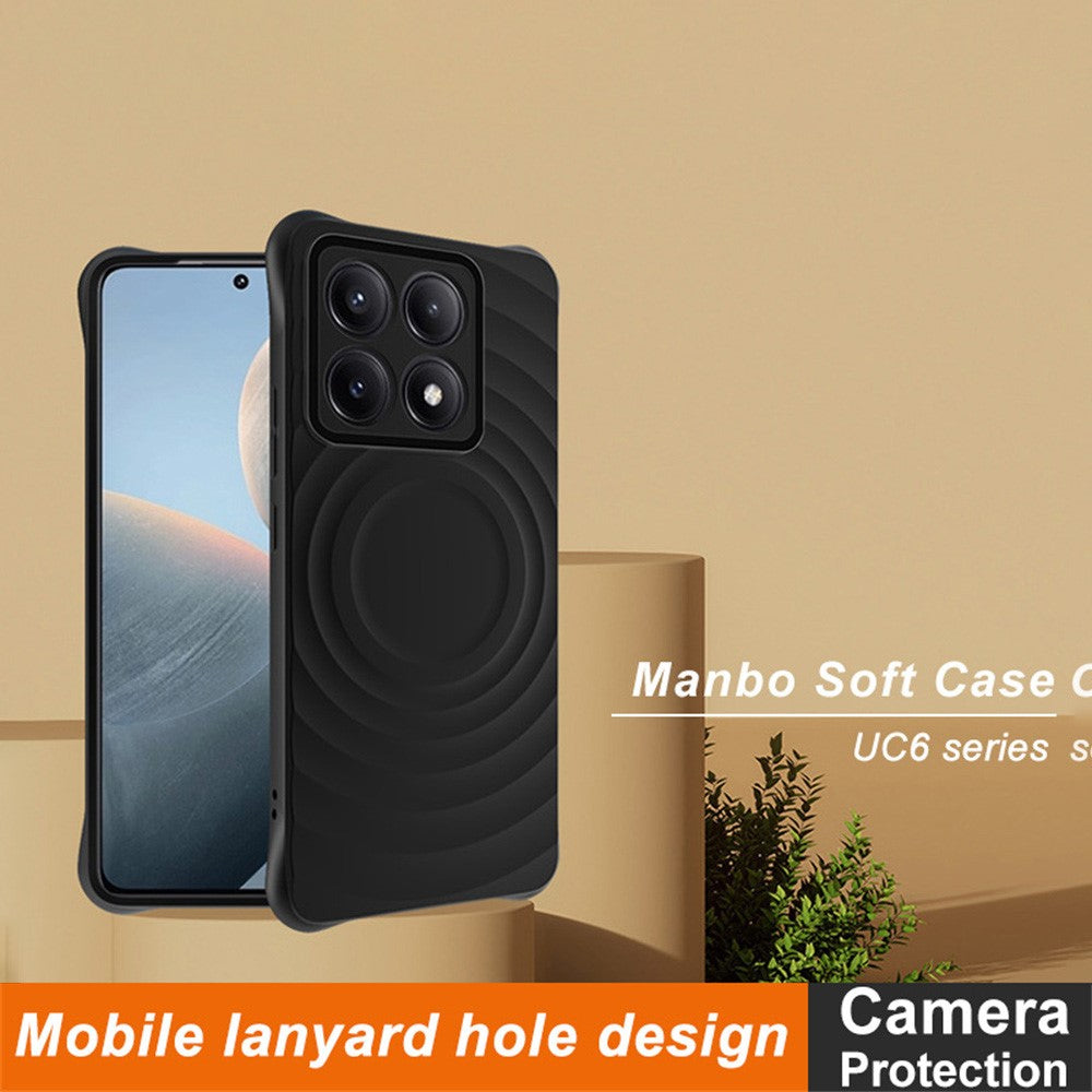 Water Drop Textured TPU Case IMAK UC-6 Series for Xiaomi 14T Pro