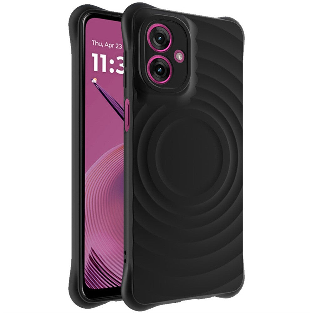 Water Drop Textured Anti-Skid TPU Case IMAK UC-6 Series for Motorola Moto G55 5G