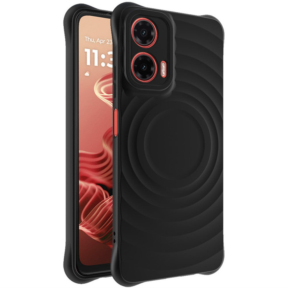 Water Drop Textured Anti-Skid TPU Case IMAK UC-6 Series for Motorola Moto G35 5G