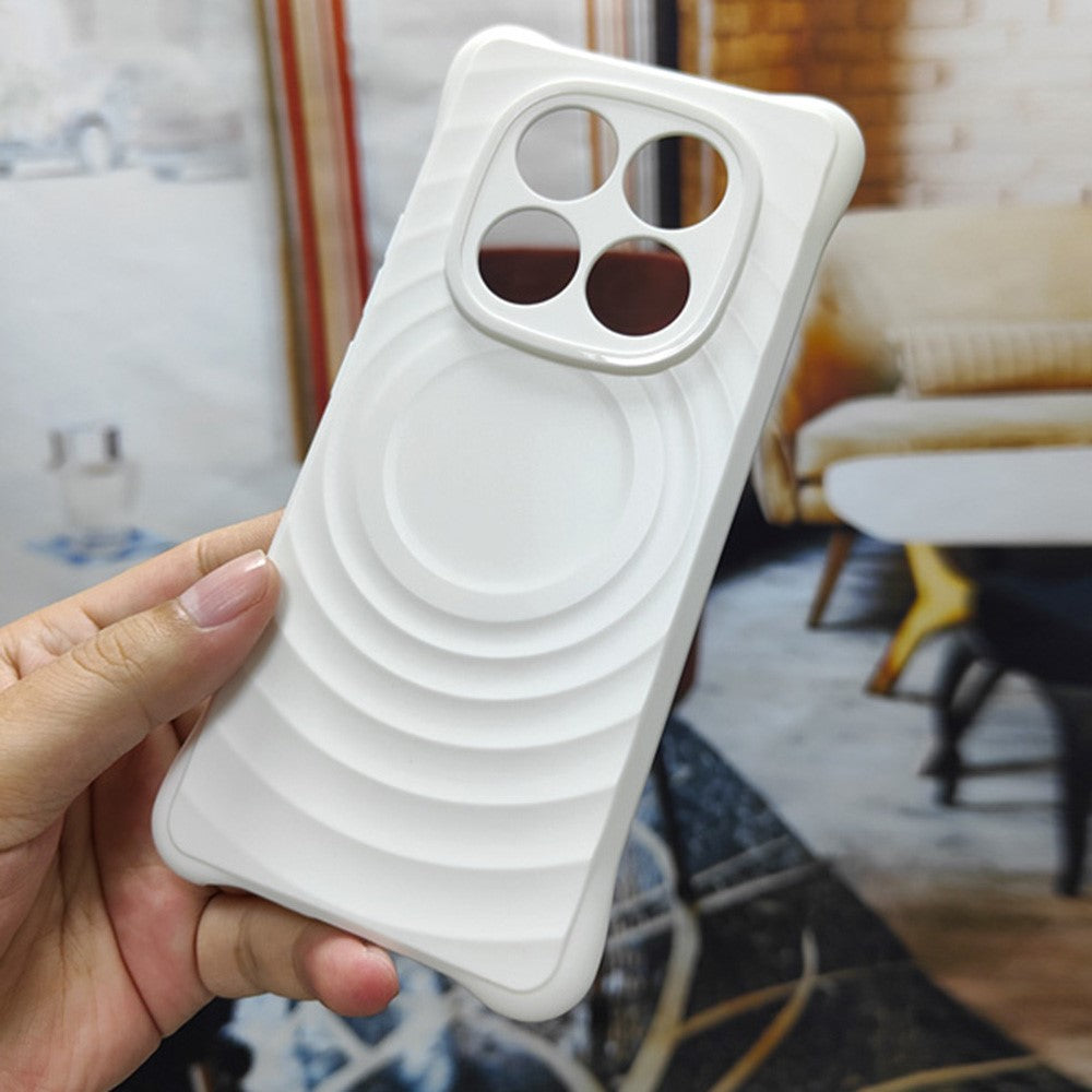 Water Drop Textured TPU Case IMAK UC-6 Series for Xiaomi Redmi Note 14 Pro 5G / Poco X7 5G