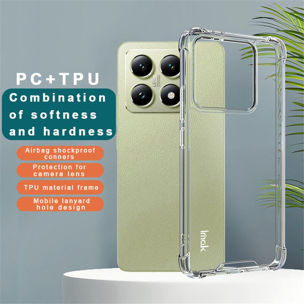 TPU+PC Shockproof Phone Case IMAK For Xiaomi 14T with Airbag Corners