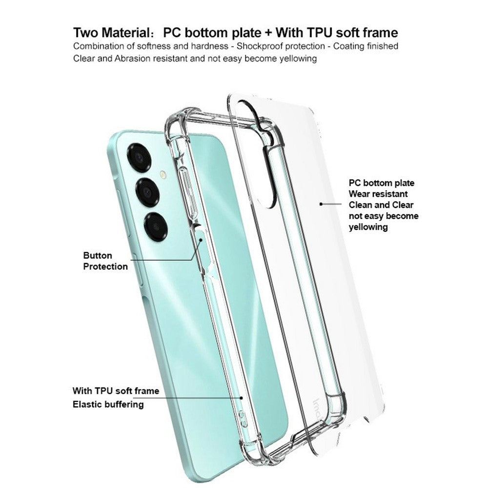 PC+TPU Shockproof Clear Phone Case IMAK For Samsung Galaxy A16 5G / 4G