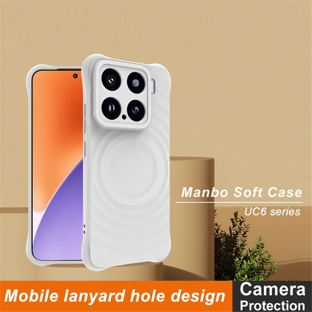 Water Drop Designed TPU Case IMAK UC-6 Series for Xiaomi 15 / 15 Custom Edition