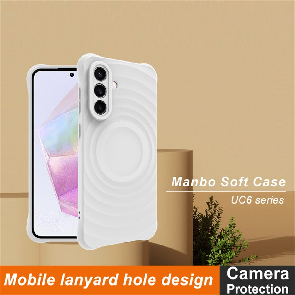 Water Drop Textured Anti-Skid TPU Case IMAK UC-6 Series for Samsung Galaxy A36 5G