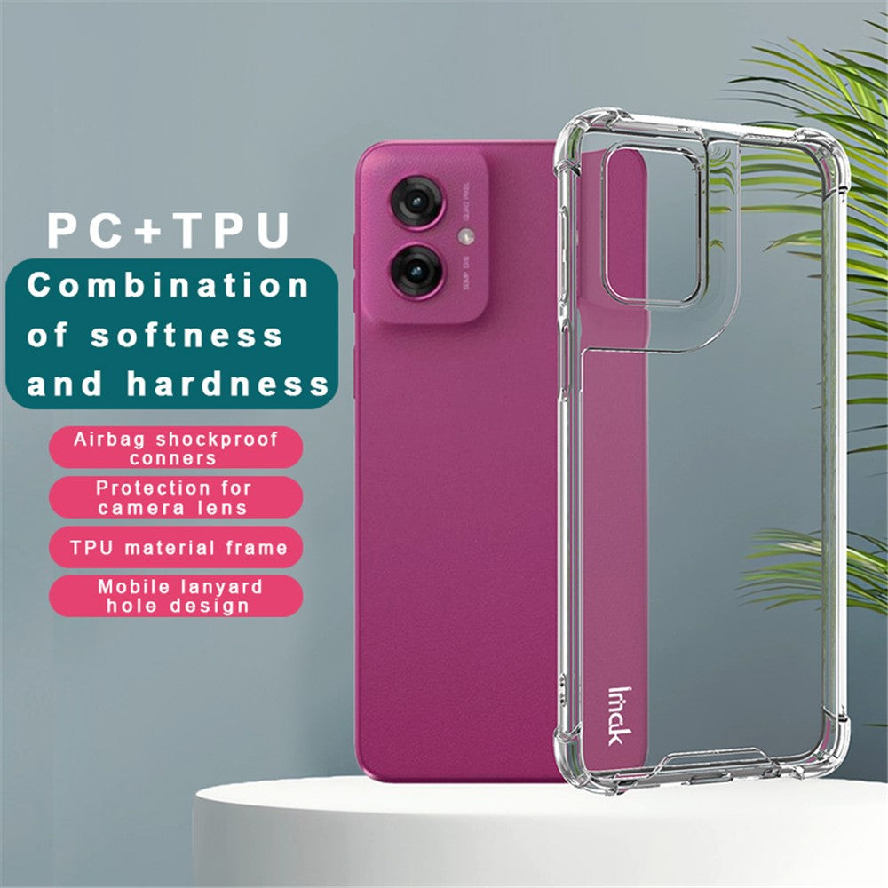 PC+TPU Material Phone Case with Airbag Corners IMAK For Motorola Moto G55 5G
