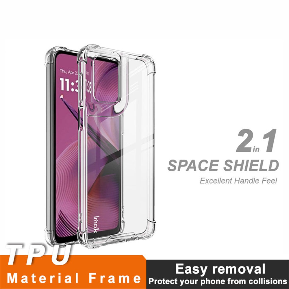 PC+TPU Material Phone Case with Airbag Corners IMAK For Motorola Moto G55 5G