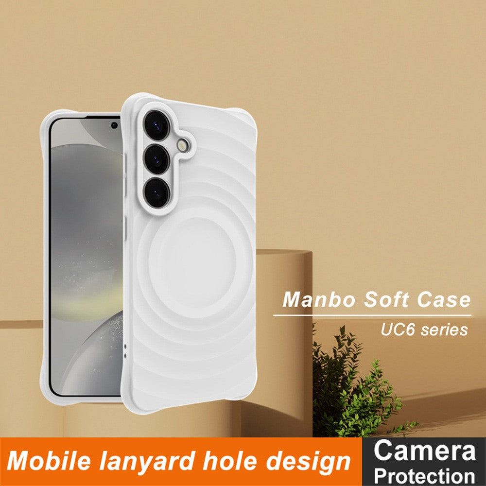 Drop Textured Anti-Skid TPU Case IMAK UC-6 Series for Samsung Galaxy S25+