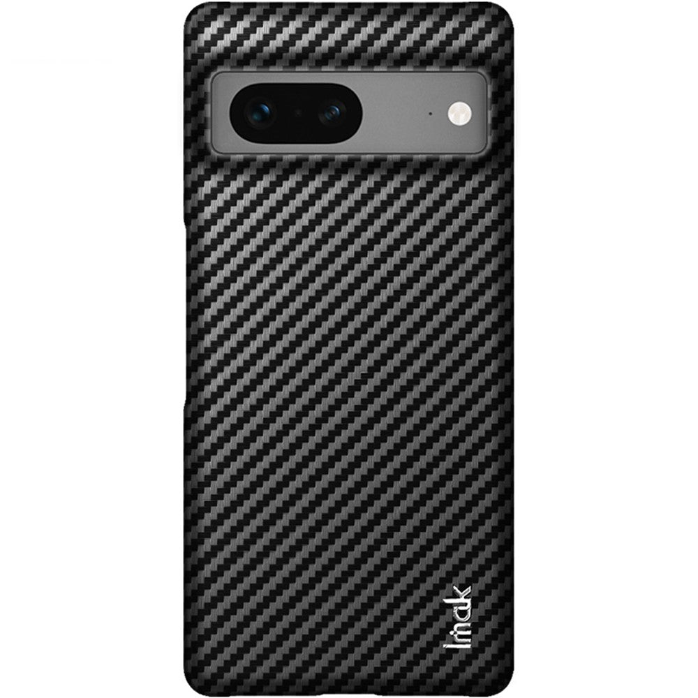 Carbon Fibre Textured PU Leather Case IMAK Ruiyi Series for Google Pixel 7 5G