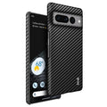 Carbon Fibre Textured PU Leather Case IMAK Ruiyi Series for Google Pixel 7 Pro 5G