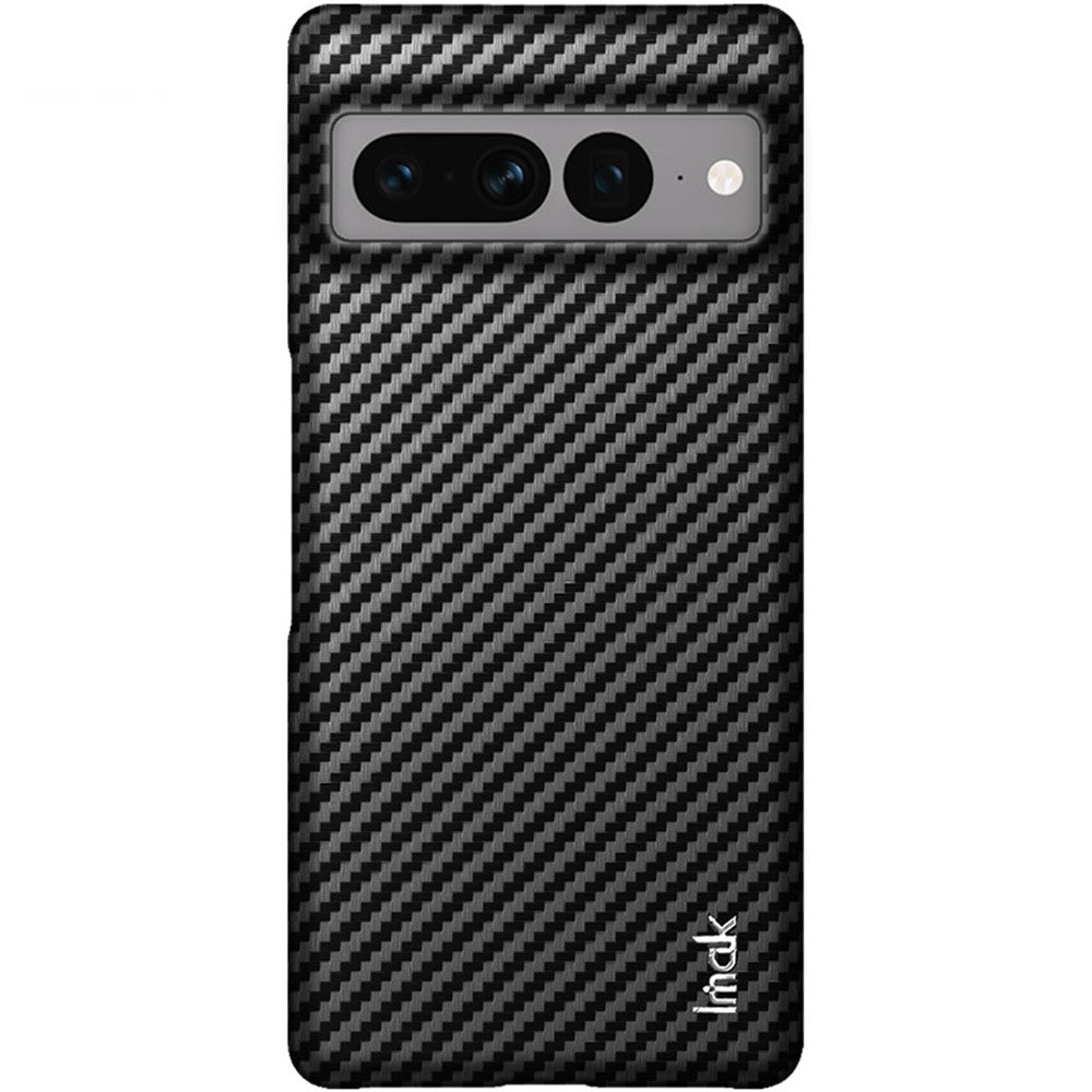 Carbon Fibre Textured PU Leather Case IMAK Ruiyi Series for Google Pixel 7 Pro 5G