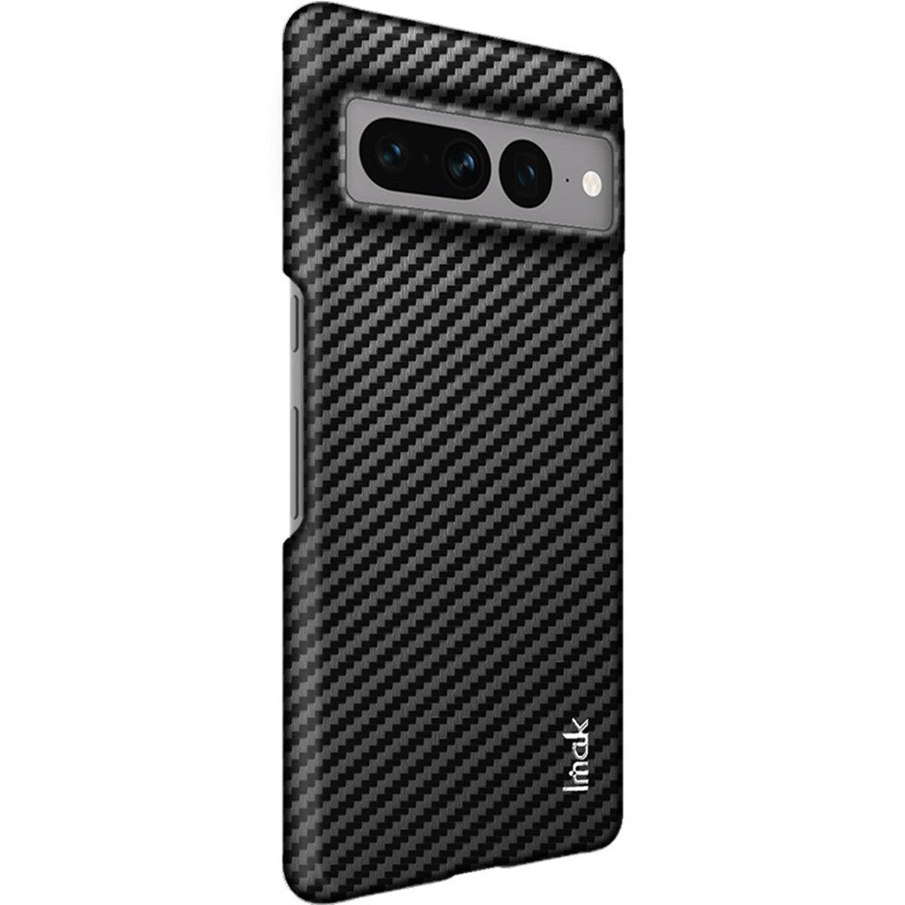 Carbon Fibre Textured PU Leather Case IMAK Ruiyi Series for Google Pixel 7 Pro 5G