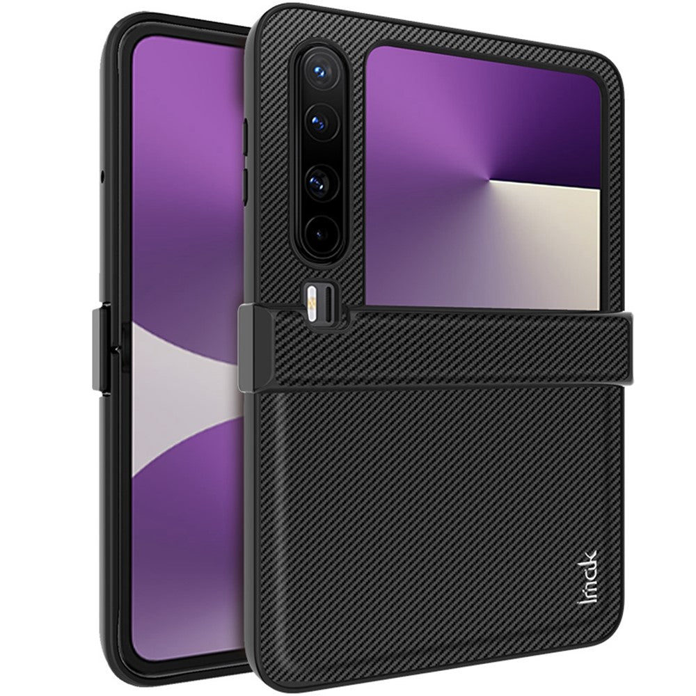 Carbon Fibre Textured Phone Case IMAK Ruiyi Series for Huawei Pura X