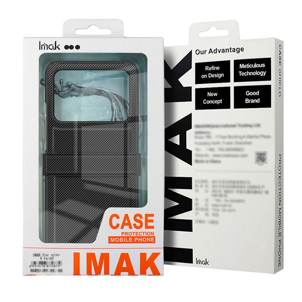 Carbon Fibre Textured Phone Case IMAK Ruiyi Series for Huawei Pura X