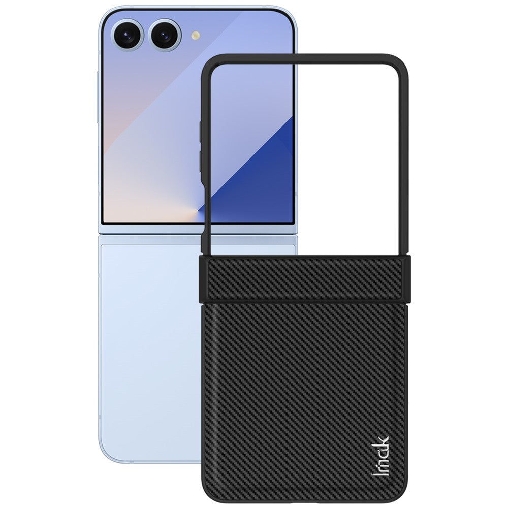 Carbon Fibre Textured Phone Case IMAK Ruiyi Series for Samsung Galaxy Z Flip7 5G