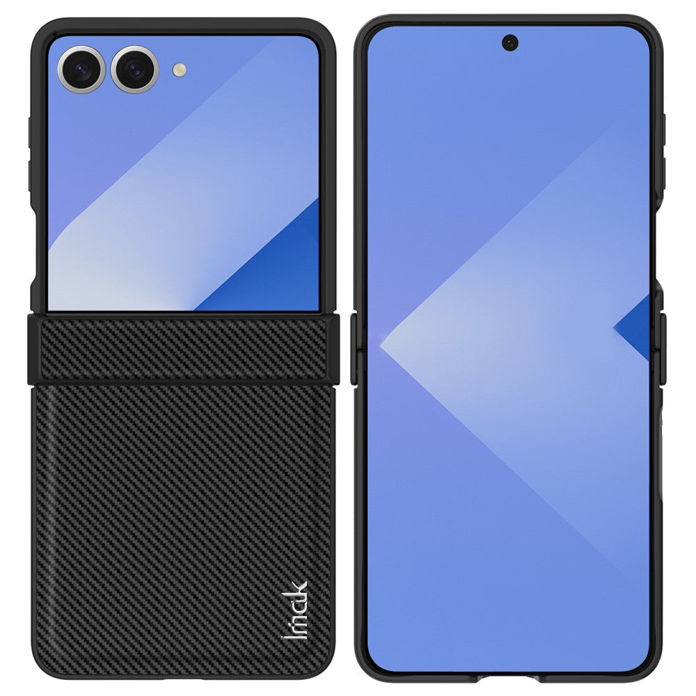 Carbon Fibre Textured Phone Case IMAK Ruiyi Series for Samsung Galaxy Z Flip7 5G