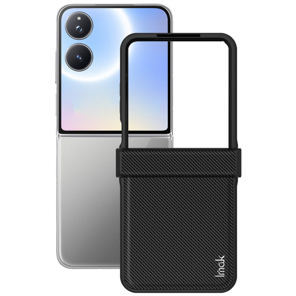 Carbon Fibre Textured Phone Case IMAK Ruiyi Series for Xiaomi Mix Flip 2