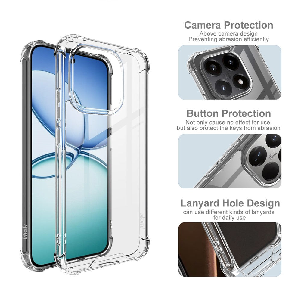 TPU+PC Shockproof Phone Case IMAK For Xiaomi 15T with Airbag Corners