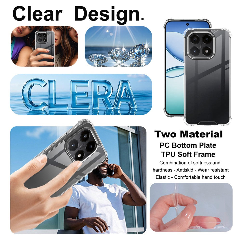 TPU+PC Shockproof Phone Case IMAK For Xiaomi 15T with Airbag Corners