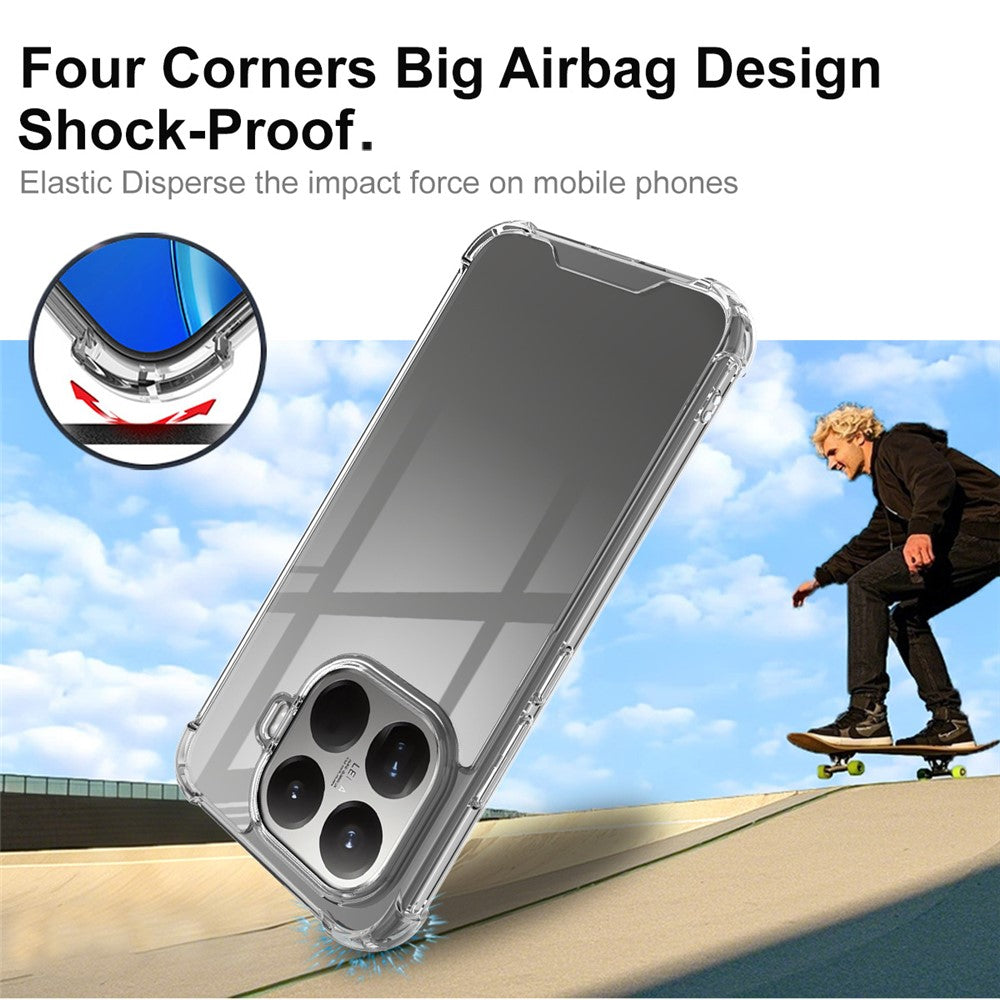 TPU+PC Shockproof Phone Case IMAK For Xiaomi 15T Pro with Airbag Corners