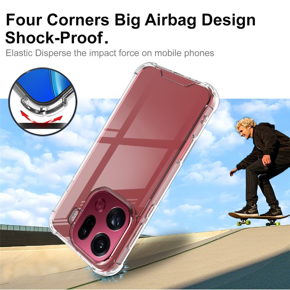 PC+TPU Shockproof Clear Case IMAK For Oppo Find X9 Pro 5G