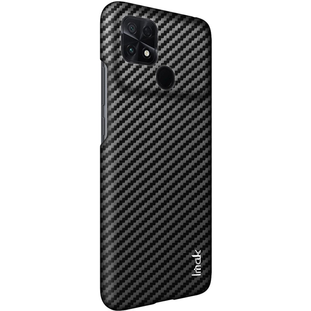 Carbon Fibre Textured PU Leather Case IMAK Ruiyi Series for Xiaomi Poco C40 4G