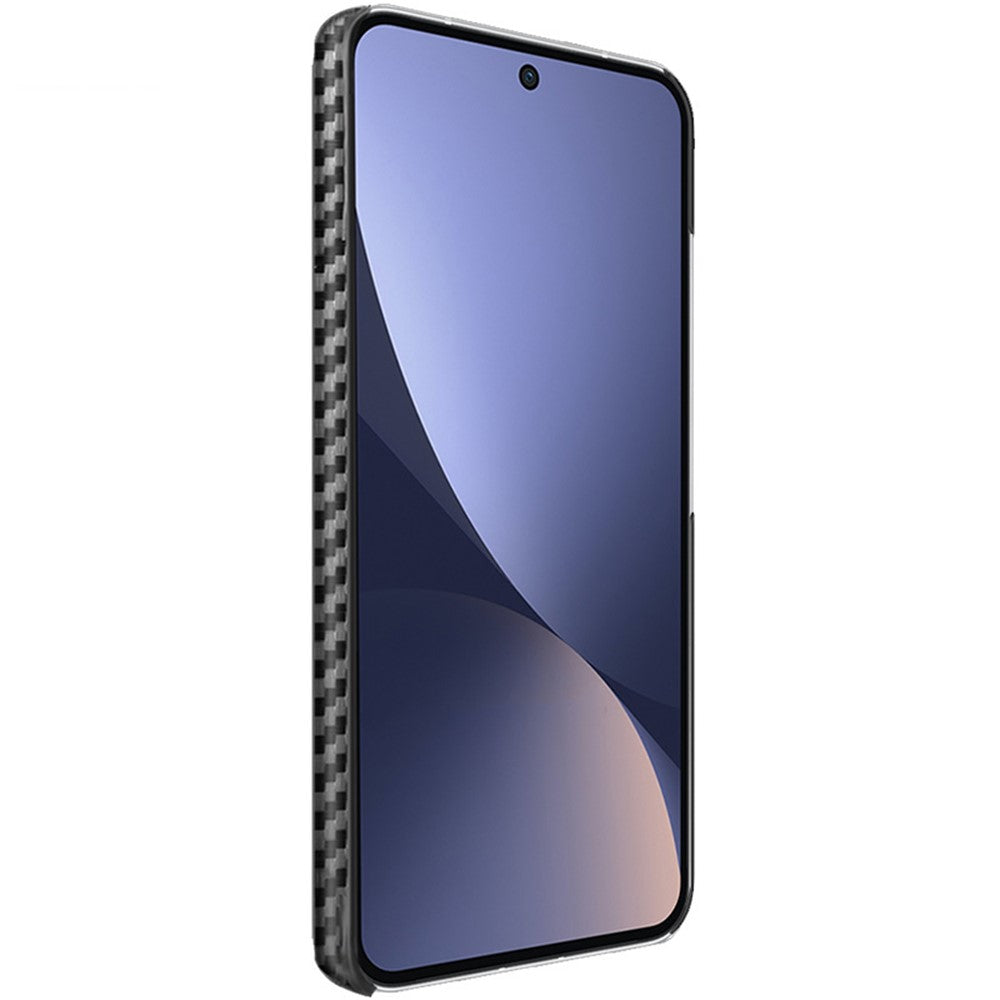 Carbon Fibre Textured PU Leather Case IMAK Ruiyi Series for Xiaomi 13 5G