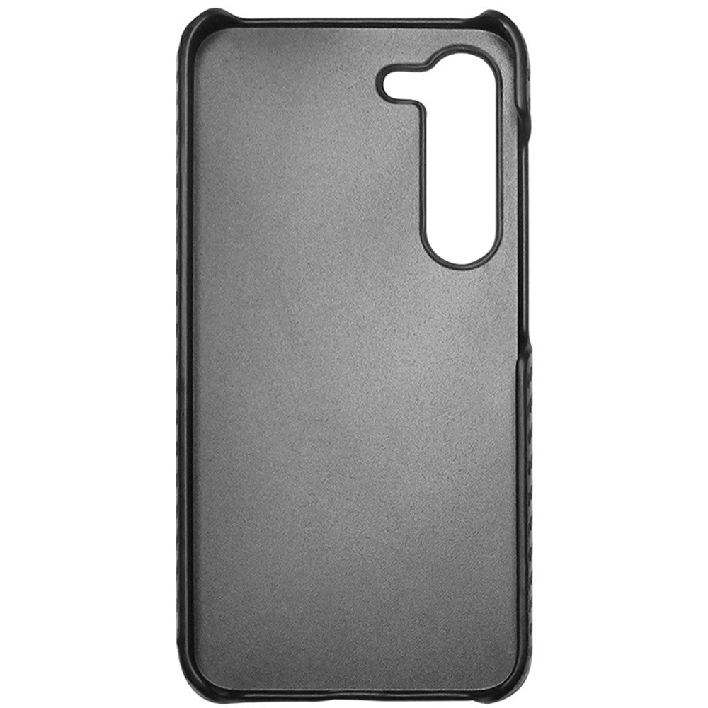 PC+PU Leather Phone Case with Carbon Fiber Texture IMAK Ruiyi Series for Samsung Galaxy S23