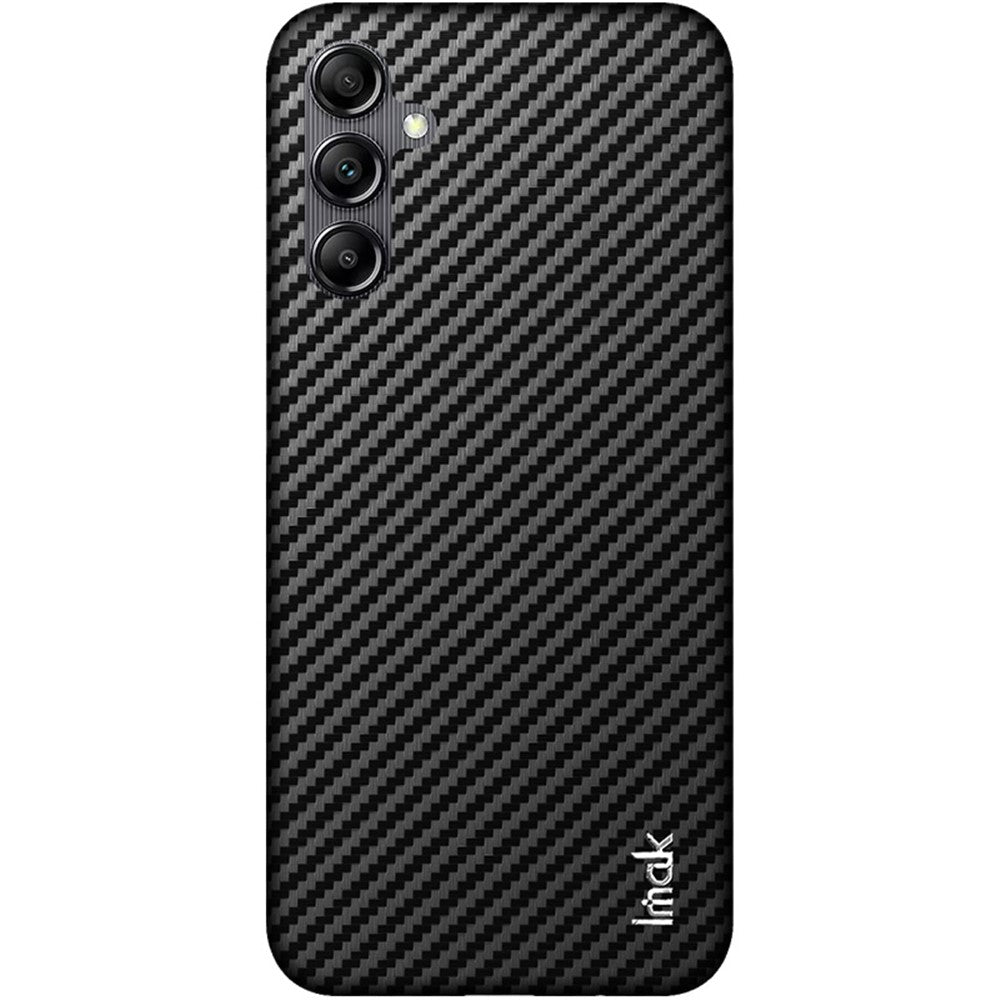 Carbon Fibre Textured Phone Case IMAK Ruiyi Series for Samsung Galaxy A14 4G / 5G