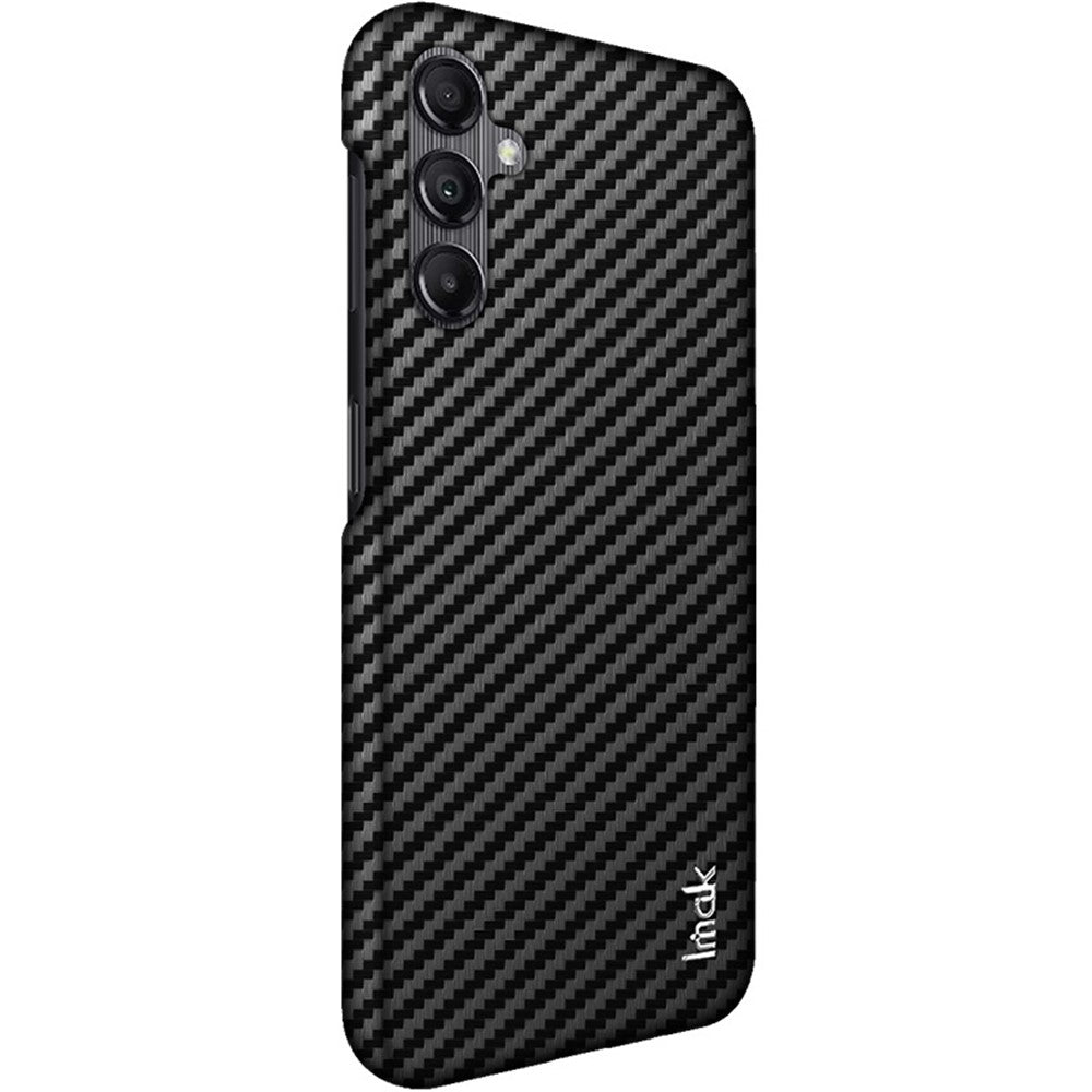 Carbon Fibre Textured Phone Case IMAK Ruiyi Series for Samsung Galaxy A14 4G / 5G