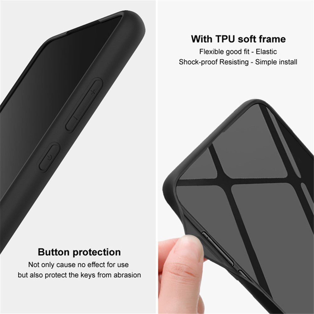 Cross Textured PU Leather Case IMAK LX-5 Series for Sony Xperia 10 V