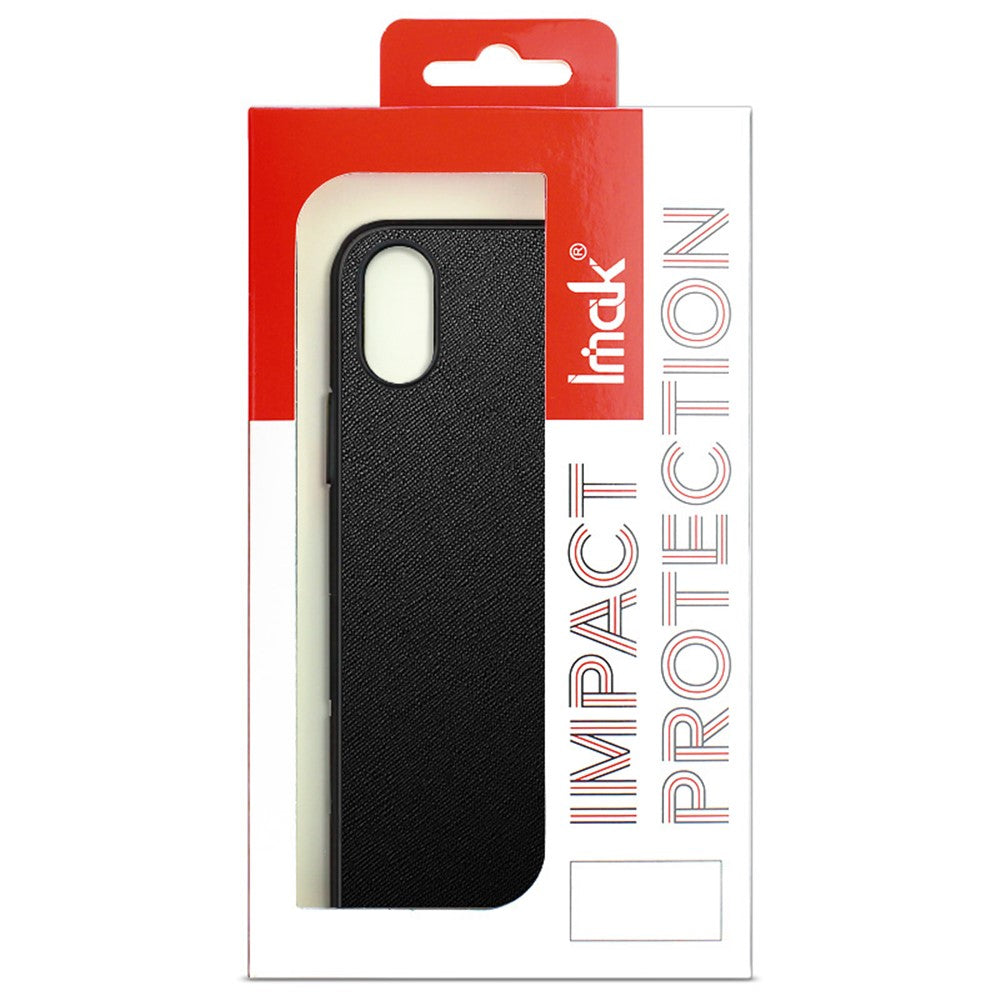 Cross Textured PU Leather Case IMAK LX-5 Series for Sony Xperia 10 V