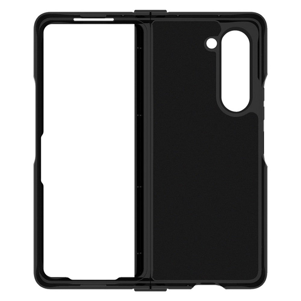 PC+PU Leather Phone Case with Carbon Fiber Texture IMAK Ruiyi Series for Samsung Galaxy Z Fold5 5G