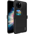 High Quality PC+PU Leather Phone Case with Carbon Texture IMAK Ruiyi Series for Huawei Pocket 2